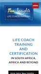 Mobile Screenshot of life-coach-training-sa.com