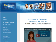 Tablet Screenshot of life-coach-training-sa.com